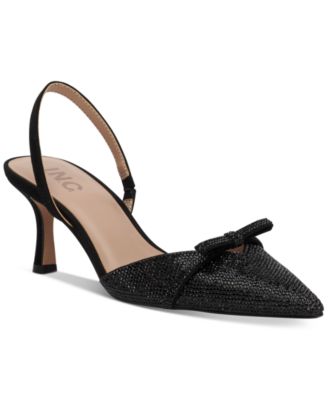 I.N.C. International Concepts - Women's Gelsey Slingback Kitten-Heel Pumps