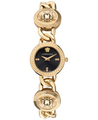 Versace - Women's Stud Icon Gold Ion Plated Bracelet Watch 26mm