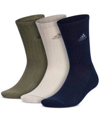adidas - Men's 3-pk. Classic Cushioned Logo Crew Socks