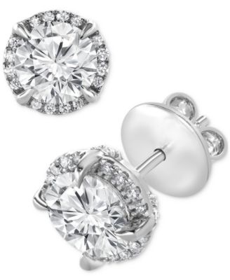 Badgley Mischka - Certified Lab Grown Diamond Sol Plus Stud Earrings (3 ct. t.w.) in 14k Gold