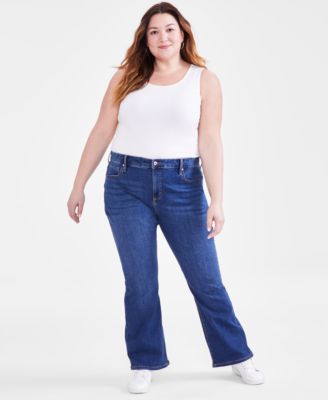 Style & Co - Plus Size Mid Rise Curvy Bootcut Jeans