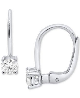 Forever Grown Diamonds - Lab Grown Diamond Leverback Earrings (1/2 ct. t.w.)
