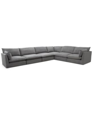 Furniture - Marsten 168" 6-Pc. Fabric Sectional