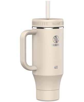 Takeya - Fixed Handle 40-Oz. Insulated Stainless Steel Tumbler