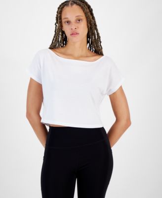 Macy's - Women's Off-The-Shoulder T-Shirt