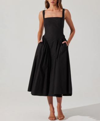 ASTR the Label - Women's Vinya Sleeveless Cotton Midi Dress