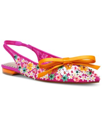 Betsey Johnson - Women's Laylah Floral Slingback Flats