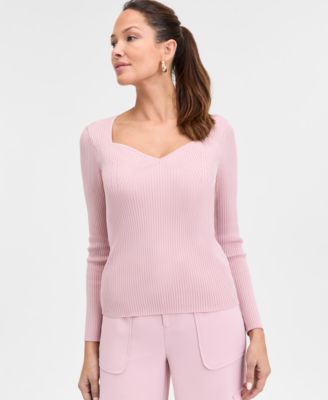 I.N.C. International Concepts - Women's Sweetheart-Neck Sweater