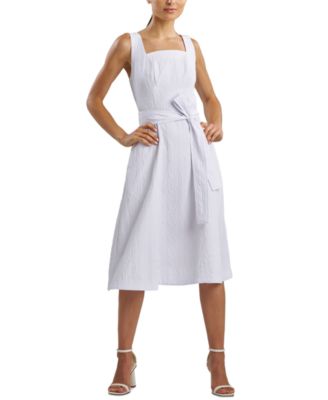 Natori - Women's Textured Jacquard Square-Neck Tank Dress