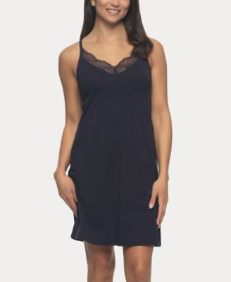 Felina - Women's Desiree Short sleeves with Lace Trim Chemise Sleepwear