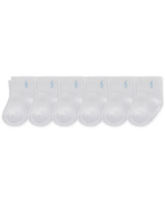 Polo Ralph Lauren - Baby Boy Sport Quarter Socks, 6 Pack