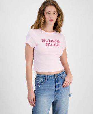 Self Esteem - Juniors' It's Not Me It's You Graphic Cotton T-Shirt
