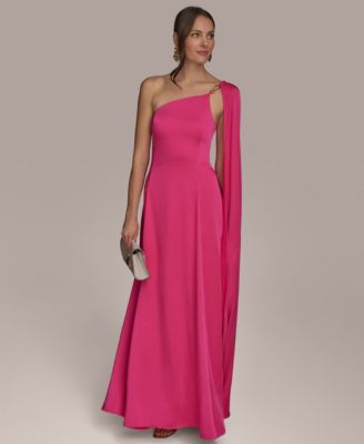 Donna Karan New York - Women's Asymmetric-Neck Drape Gown