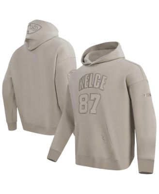 Pro Standard - Men's Travis Kelce Tan Kansas City Chiefs Player Name Number Pullover Hoodie