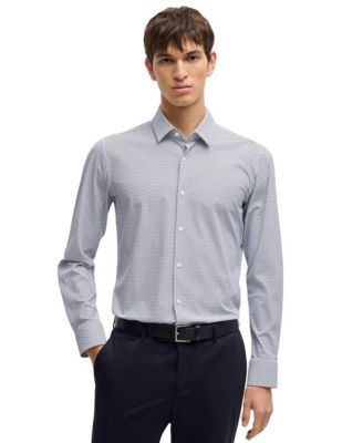 Hugo Boss - Men's Stretch Jersey Slim-Fit Dress Shirt