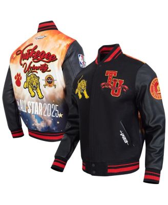 Pro Standard - Men's and Women's Black 2025 NBA All-Star Game x HBCU Full-Snap Satin Jacket
