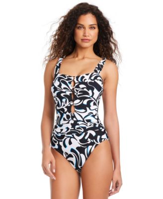 Beyond Control - Women's Opposites Attract One-Piece Swimsuit