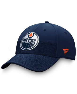 Fanatics - Men's Navy Edmonton Oilers Authentic Pro Locker Room 2-Tone Flex Hat