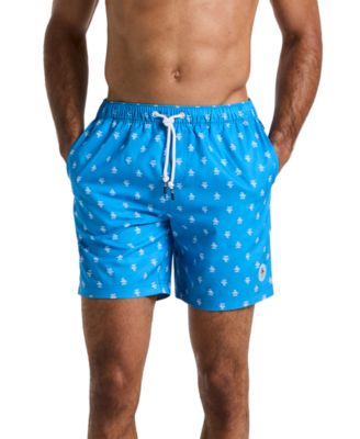 Original Penguin - Men's Slim Fit Logo Print Drawstring 7" Swim Trunks