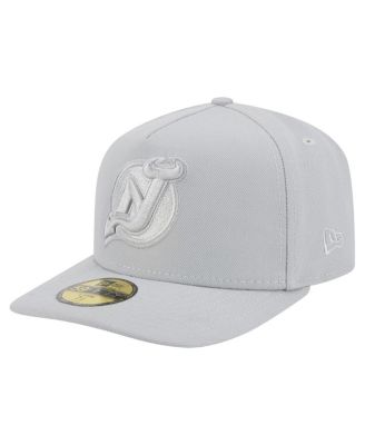 New Era - Men's Gray New Jersey Devils Color Pack A-Frame 59FIFTY Fitted Hat