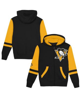 Outerstuff - Preschool Black Pittsburgh Penguins Face Off Full-Zip Hoodie