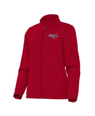 Antigua - Women's Red Washington Capitals Links 2 Full-Zip Golf Jacket