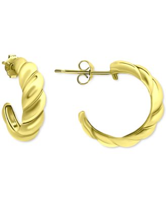 Giani Bernini - Twist Half Hoop Earrings