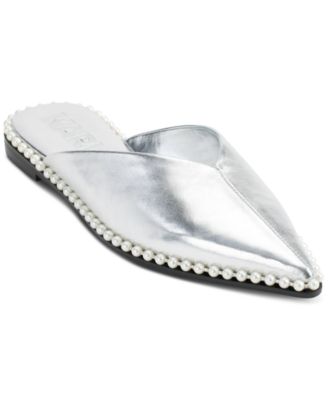 KARL LAGERFELD PARIS - Women's Vyra Slip-On Mule Flats
