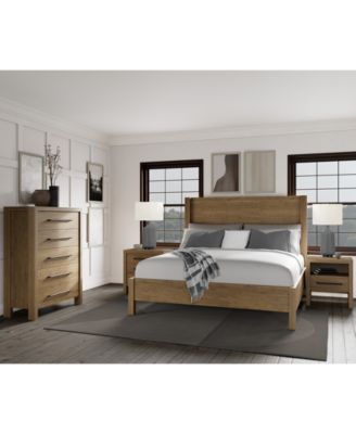 Furniture - Davie Queen 3-Pc. Bedroom Set (Panel Bed, Chest & 1-Drawer Nightstand)