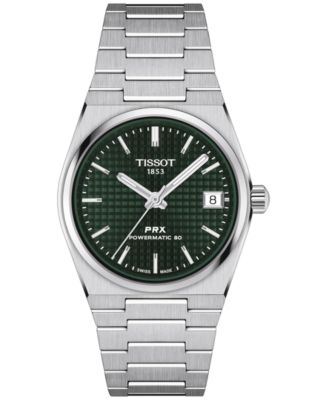 Tissot - Women's Swiss Automatic PRX Powermatic 80 Stainless Steel Bracelet Watch 35mm