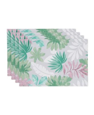 IZOD - Cove Palm Water-Resistant Indoor and Outdoor Tablecloth, 70" Round