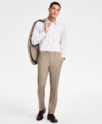Brooks Brothers - Men's Wool-Blend Stretch Classic-Fit Suit Pants