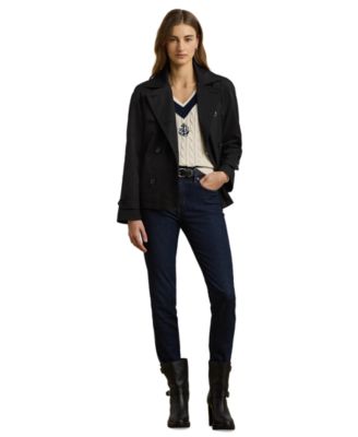 Lauren Ralph Lauren - Petite Short Double-Breasted Trench Coat