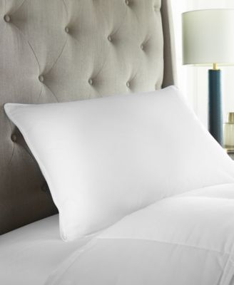 DOWNLITE - Soft White Goose Down Hypoallergenic Standard Pillow – Perfect for Stomach Sleepers