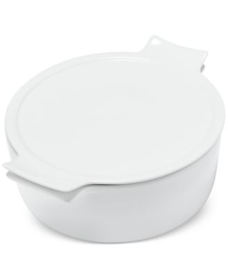 The Cellar - Whiteware James Covered Vegetable Bowl