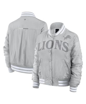 Fanatics - Women's Gray Detroit Lions Elements Wave Full-Snap Jacket
