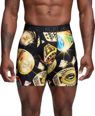 Under Armour - Men's Performance Tech Mesh Graphic 6" Boxer Briefs