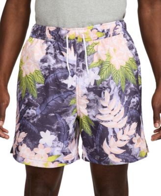 Nike - Men's Woven Flow Floral Print Drawstring Shorts