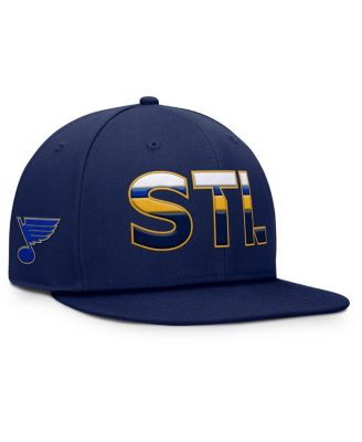 Fanatics - Men's Navy St. Louis Blues Authentic Pro Rink Snapback Hat