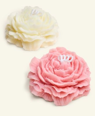 Lovery - Flower Show X  2-Pc. Floral Shaped Candles
