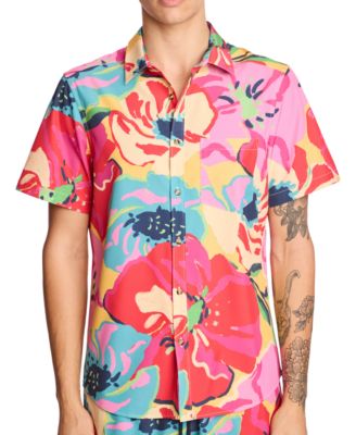 Paisley & Gray - Men's Gilby Floral Swim Shirt