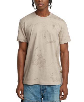 G-Star Raw - Men's Short Sleeve Washed Crewneck T-Shirt