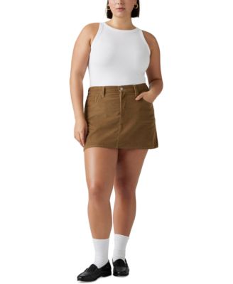 Levi's - Women's Icon Cotton High-Rise Denim Miniskirt