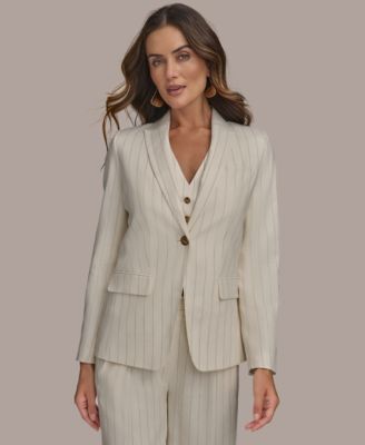 Donna Karan New York - Women's Pinstriped Blazer