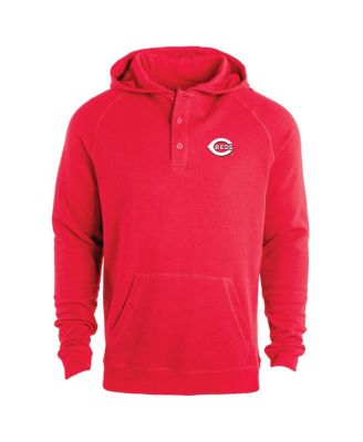 Dunbrooke - Men's Red Cincinnati Reds Montana Lightweight Raglan Pullover Hoodie