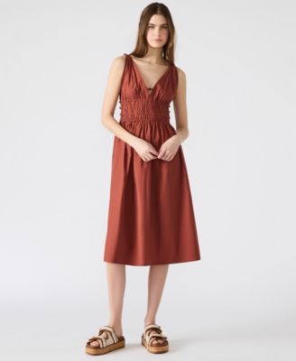 Steve Madden - Women's Kassie Cotton Midi Dress