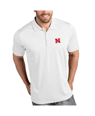 Antigua - Nebraska Huskers  Tribute Polo Shirt - White