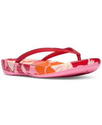 FitFlop - Women's Iqushion Flowerz Ergonomic Flip Flop Sandals