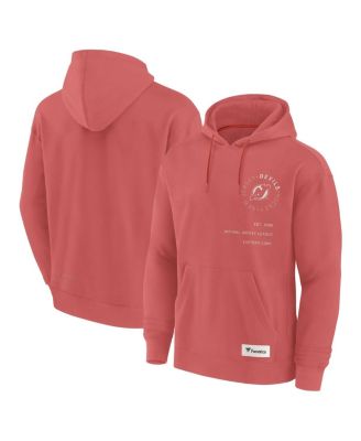 Fanatics - Men's Red New Jersey Devils Future Ground Info Pullover Hoodie