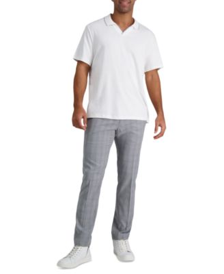 Kenneth Cole Reaction - Men's Slim-Fit Stretch Check Dress Pants